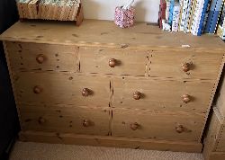MODERN PINE CHEST OF DRAWERS