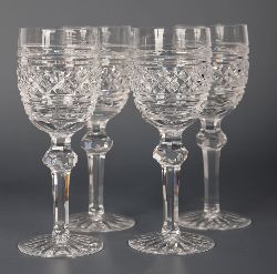 SET OF 6 WATERFORD CASTLETOWN CLARET GLASSES