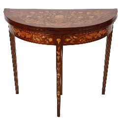 19TH-CENTURY DUTCH MARQUETRY GAMES TABLE