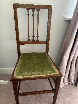 EDWARDIAN MAHOGANY AND INLAID CHAIRS