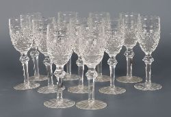 SET OF 11 WATERFORD CRYSTAL LIQUEUR GLASSES