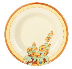 CLARICE CLIFF BIZARRE PATTERN BOWL, C. 1930S