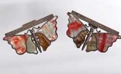 ART NOUVEAU SILVER MOTHER-OF-PEARL BUCKLE