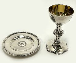 SILVER-PLATED HOME COMMUNION SET