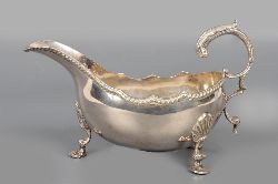 IRISH SILVER SAUCEBOAT
