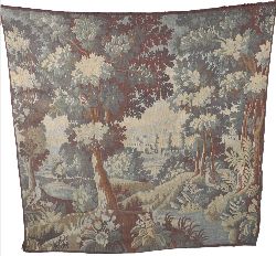 VERDURE-STYLE WOVEN TAPESTRY