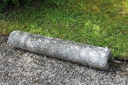 19TH-CENTURY LIMESTONE ROLLER