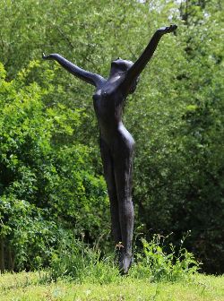 LARGE BRONZE GARDEN SCULPTURE