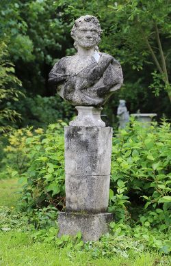 19TH-CENTURY ITALIANATE STONE BUST