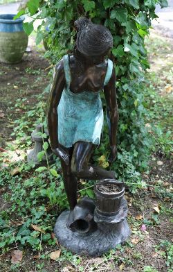 LARGE BRONZE GARDEN SCULPTURE