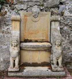 LARGE MARBLE GARDEN SEAT