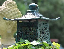 DECORATIVE CAST IRON LANTERN