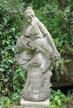MOULDED STONE GARDEN SCULPTURE