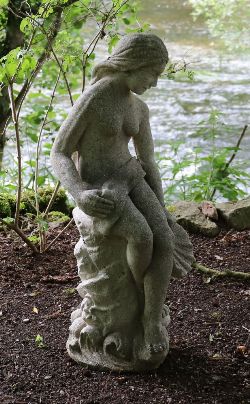 MOULDED STONE SCULPTURE OF VENUS