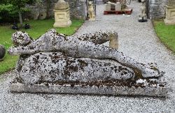 MID-CENTURY MOULDED STONE SCULPTURE