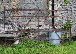 RUSTIC IRON AGRICULTURAL GATE
