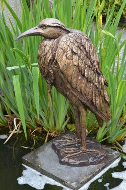 BRONZE LIFESIZE SCULPTURE OF A STORK