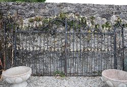 LARGE 19TH-CENTURY ESTATE ENTRANCE GATES