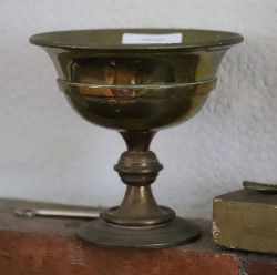 BRASS TAZZA DISH