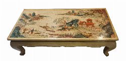 LATE QING CHINESE LACQUERED COFFEE TABLE