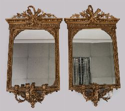 PAIR OF 19TH-CENTURY GILT GIRANDOLES