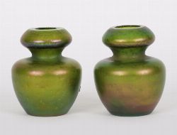 LOETZ IRIDESCENT GLASS VASES
