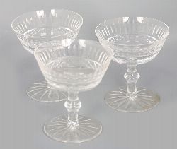 SET OF SIX CHAMPAGNE GLASSES