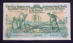 CURRENCY COMMISSION CONSOLIDATED BANK NOTE, THE BANK OF IRELAND, PLOUGHMAN ONE POUND NOTE