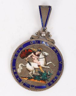 VICTORIAN SILVER MEDALLION