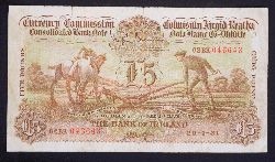 CURRENCY COMMISSION CONSOLIDATED BANK NOTE, THE BANK OF IRELAND, PLOUGHMAN FIVE POUND NOTE