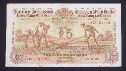 CURRENCY COMMISSION CONSOLIDATED BANK NOTE, THE HIBERNIAN BANK, PLOUGHMAN FIVE POUND NOTE