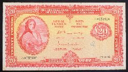 CENTRAL BANK OF IRELAND LADY LAVERY TWENTY POUND NOTE