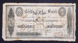 CORK BANK, ONE POUND FIVE SHILLINGS NOTE, 25 JANUARY 1825