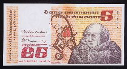 CENTRAL BANK OF IRELAND B SERIES FIVE POUND NOTE