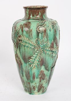 19TH-CENTURY CHINESE SANCAI-GLAZED VASE