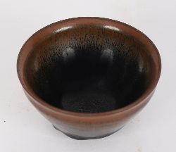 CHINESE JIAN WARE "HARE'S FUR" TEA BOWL