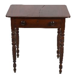 REGENCY MAHOGANY SIDE TABLE