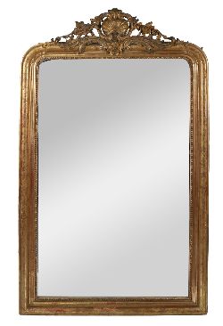 19TH-CENTURY GILT PIER MIRROR