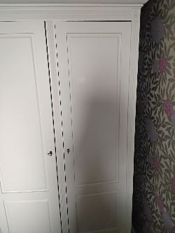 MODERN PAINTED DOUBLE WARDROBE