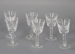SET OF 6 WATERFORD CRYSTAL LIQUEUR GLASSES