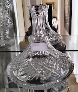 WATERFORD WIDE-BODIED CRYSTAL DECANTER