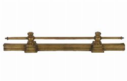 19TH-CENTURY BRASS FENDER