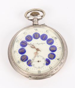 SWISS SILVER POCKET WATCH