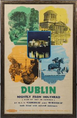 VINTAGE BRITISH RAILWAYS TRAVEL POSTER