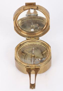STANLEY GT. TURNSTILE LONDON 1941 MILITARY PRISMATIC COMPASS