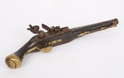 FLINTLOCK PISTOL BY GRANDER AND POTTS, LONDON