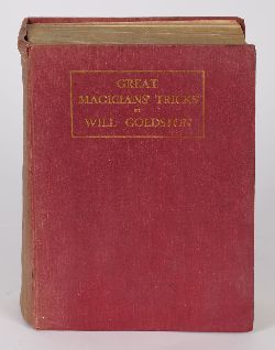 BOOK: GREAT MAGICIAN'S TRICKS BY WILL GOLDSTON - SIGNED LIMITED EDITION