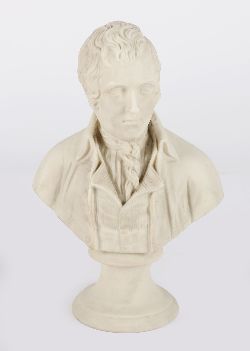 PARIAN BUST OF ADMIRAL LORD NELSON