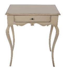 PAIR OF PAINTED LOUIS XV STYLE SIDE TABLES