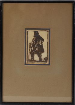 LOVAT CLAUD FRASER, THE SPLENDID WAYFARING - ORIGINAL DRAWING 